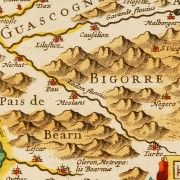 Cartes géographiques anciennes de l'Aquitaine et de Gascogne