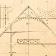 Gravures anciennes - Charpente