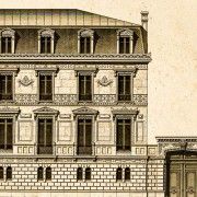 Gravures anciennes - Architecture civile